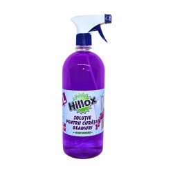 Detergent geamuri liliac 1 litru Hillox cu pulverizator